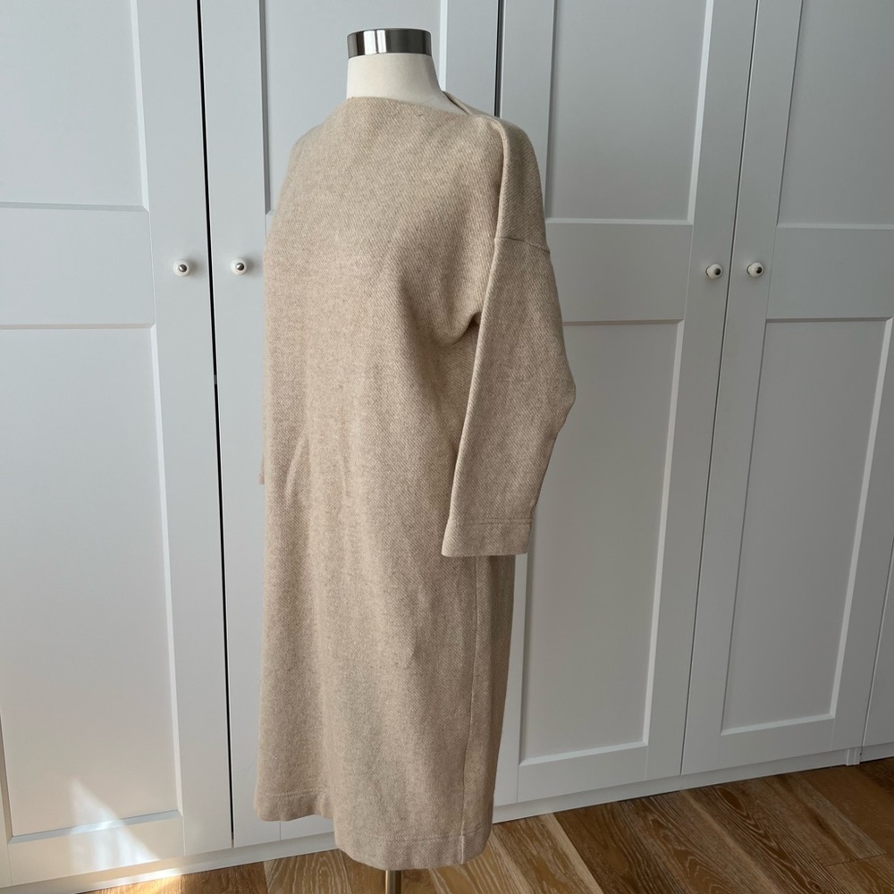 Elizabeth Suzann Eva Boatneck Wool Dress Medium - Picture 7 of 13